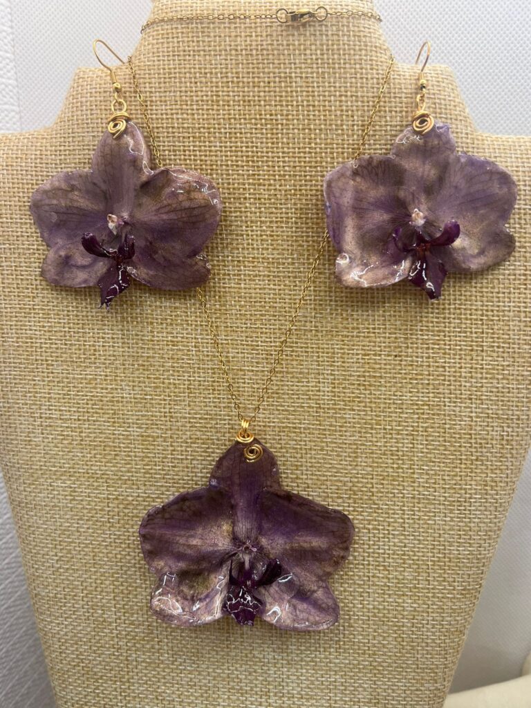 Set de Orquídeas pantallas y cadena