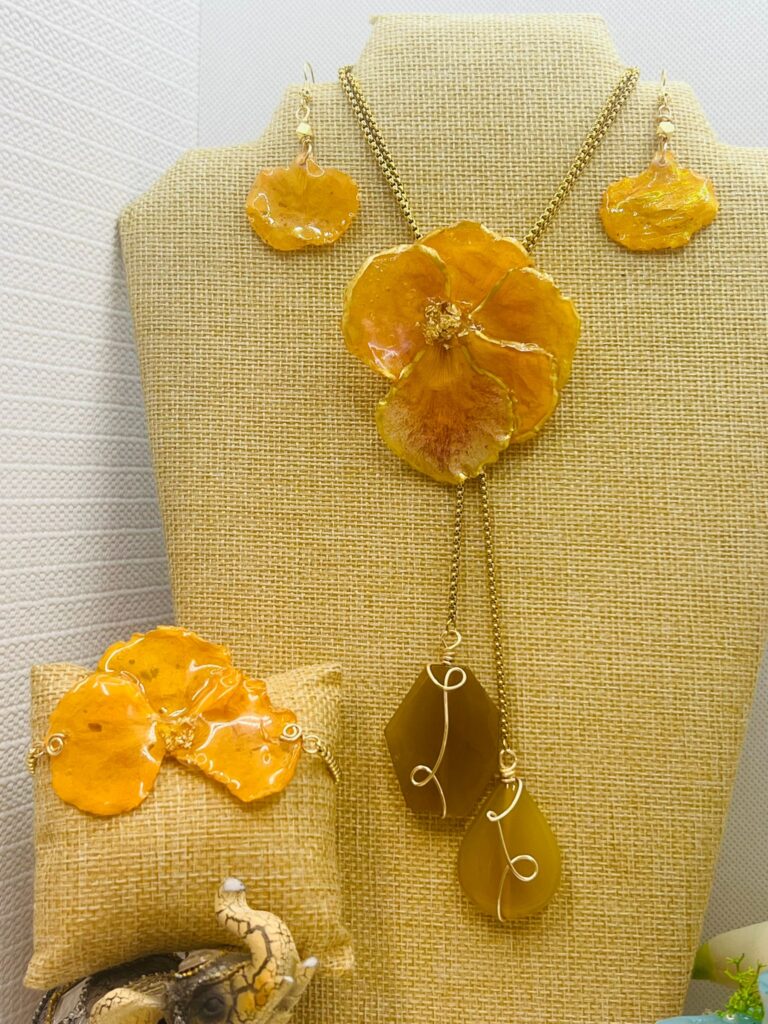 Set flamboyán amarillo
