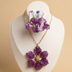 Set de Flor Violeta