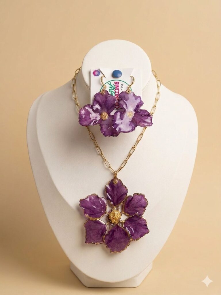 Set de Flor Violeta